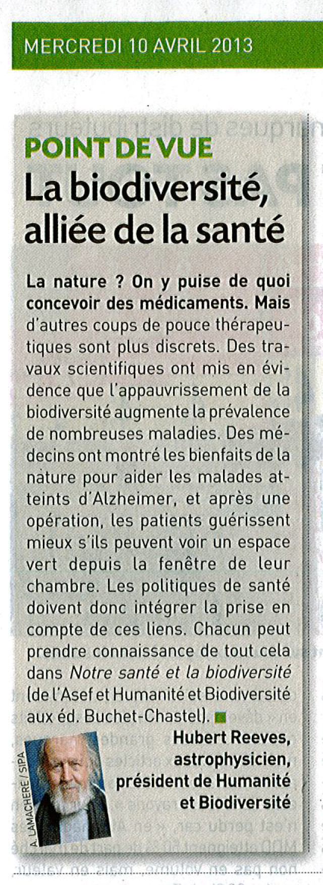 20 MINUTES 10042013 LIVRE BIODIV